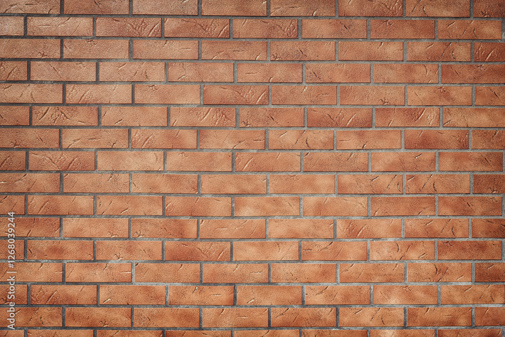 Obraz premium Clinker tiles red brick., vignette.