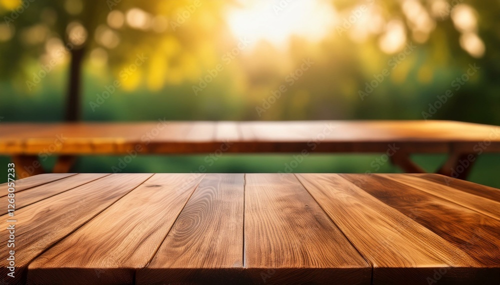 empty wooden table on blurred background with smooth table surface texture high quality photo empty wooden table on blurred background with smooth table surface texture high quality photo