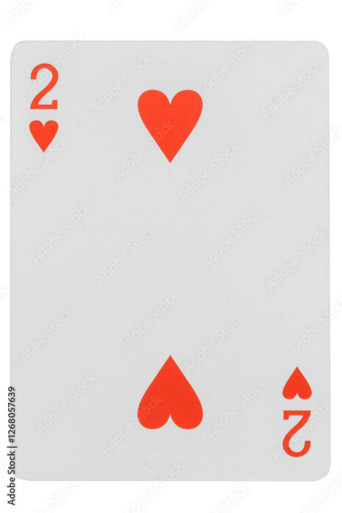 Obraz premium card gambling nine isolated on white background