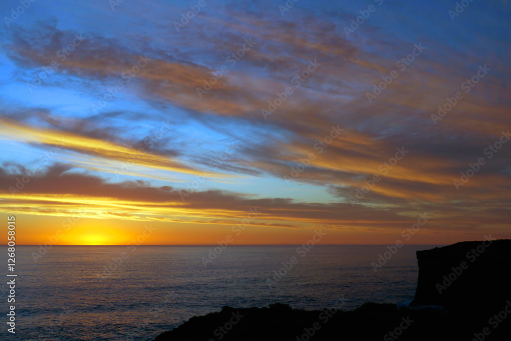 Fototapeta premium Sunset over the Southern Ocean, 2015