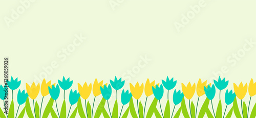 Spring Floral Design Horizontal