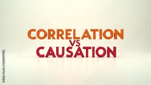 Understanding correlation versus causation in clear typography for educational purposes