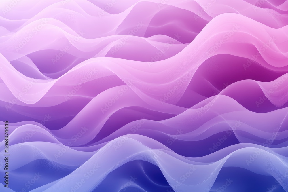 Abstract Purple And Pink Wavy Background With Smooth Gradients And Fluid Movement (Soft Style) - Abstract Purple And Pink Wavy Background With Smooth Gradients And Fluid Movement (Soft Style) -