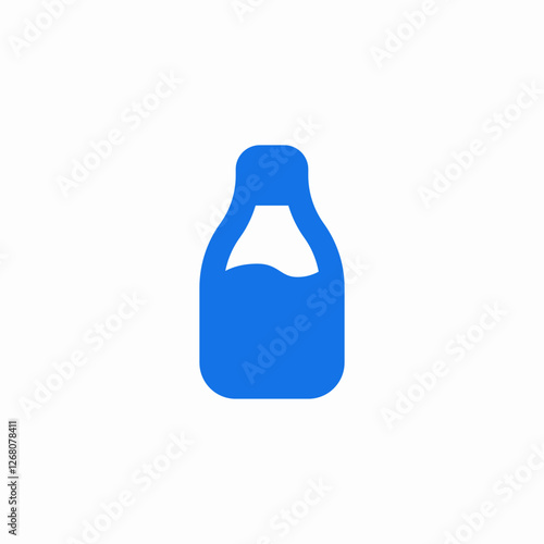 beverage bottle icon sign vector