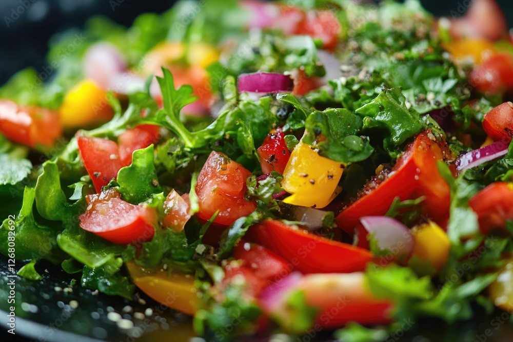 A close-up shot of a plate filled with various vegetables, perfect for food and cooking related content