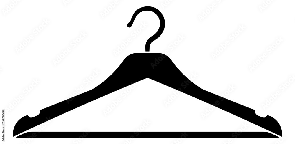 black clothes hanger without background black clothes hanger without background