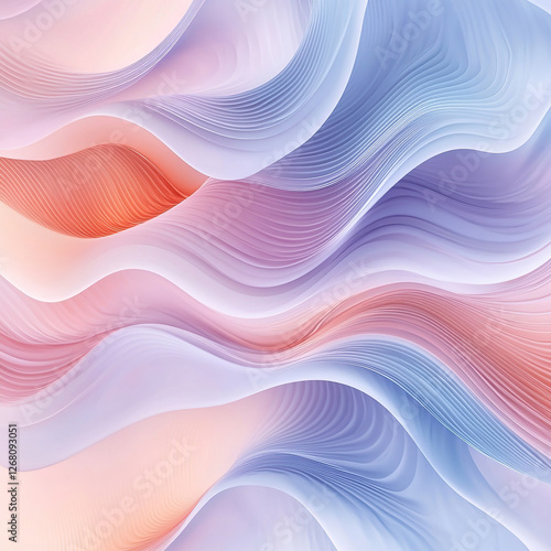 Dreamy Fluid Silk Background