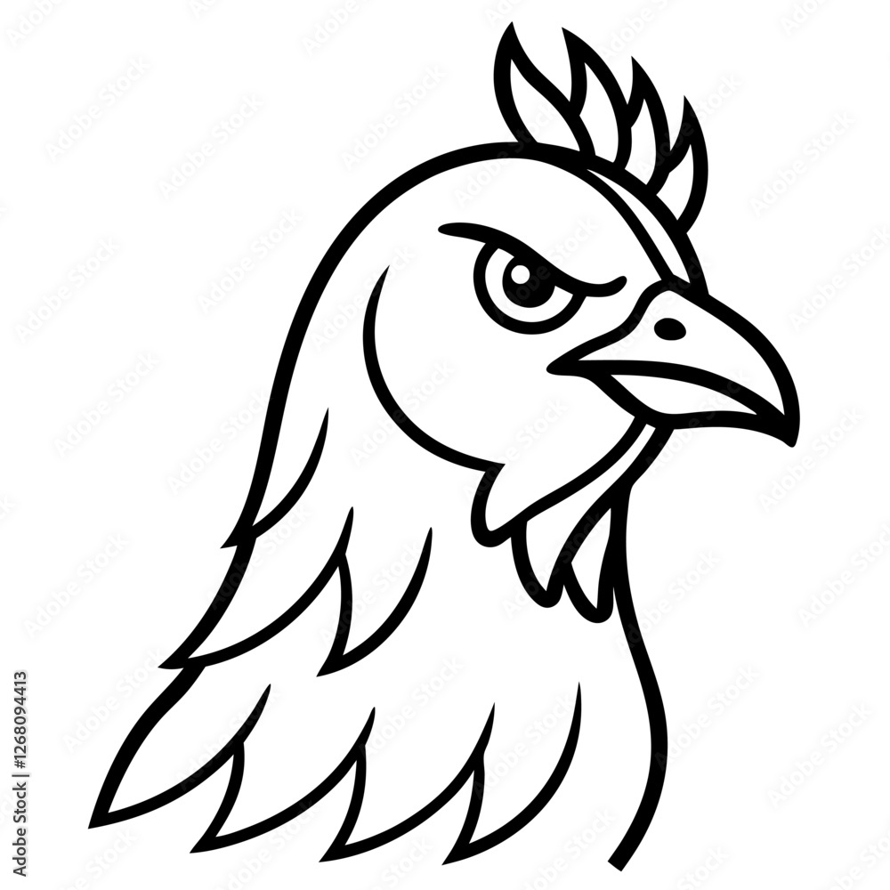 Fototapeta premium Dove Bird Vector Illustration – Cartoon, Clipart & Line Art Design on White Background, Dove bird vector clipart in cartoon, line art, and illustration style on a white background.