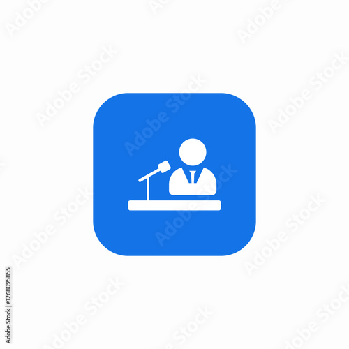 public speech talk icon sign vector