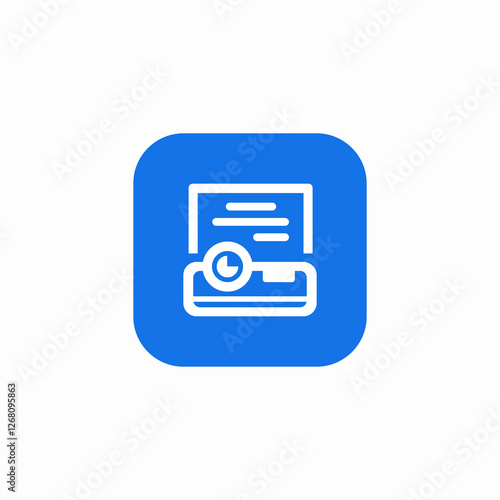 projector device viewer icon sign vector