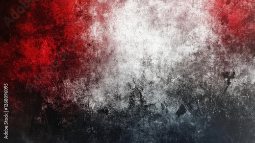 Red White And Black Grunge Texture Background