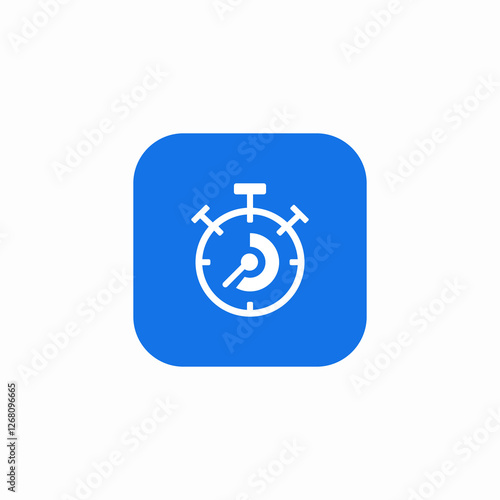 timer count application icon sign vector