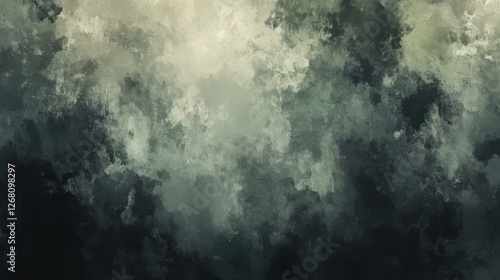 Abstract Green And Beige Textured Background