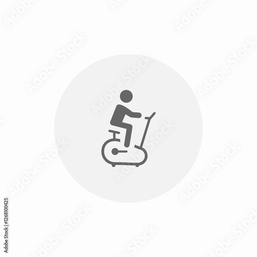 home cycling icon sign vector