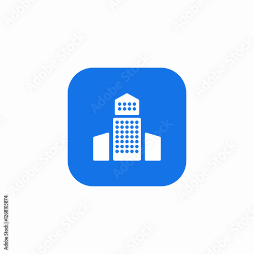 city company icon sign vector