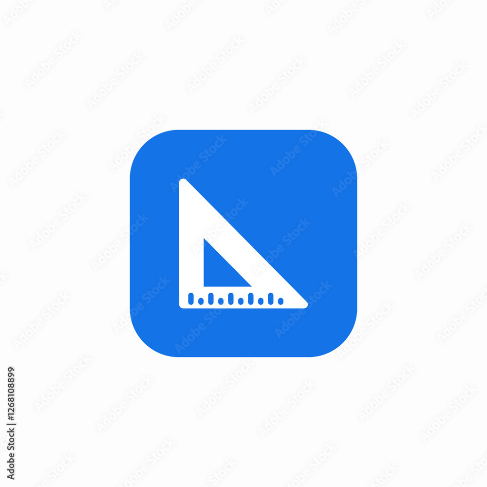 triangle ruler tool icon sign vector triangle ruler tool icon sign vector
