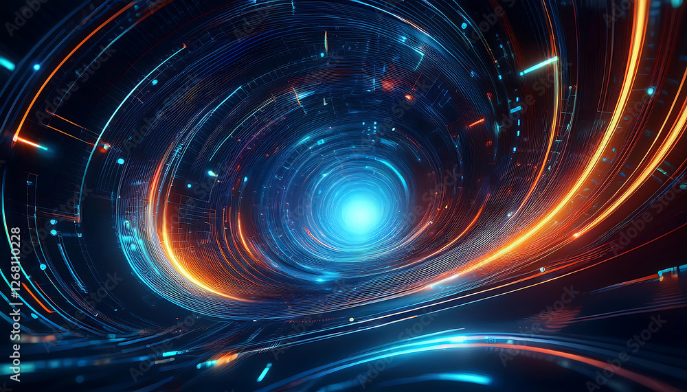 Obraz premium abstract background with colorful rays