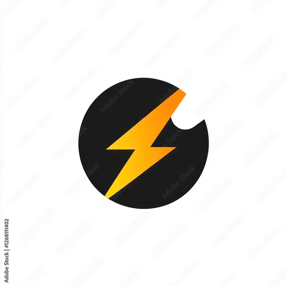 Fast energy circle logo design Fast energy circle logo design
