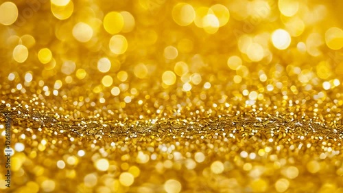 Abstract gold background, glamour bokeh, Background for the design, luxury background.