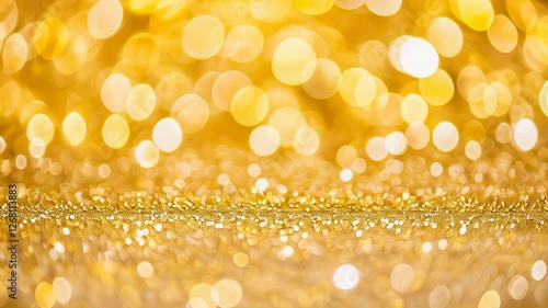 Abstract gold background, glamour bokeh, Background for the design, luxury background.