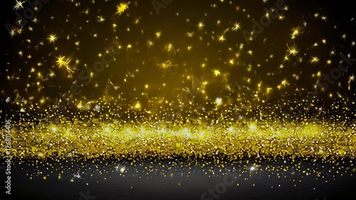 Abstract gold background, glamour bokeh, Background for the design, luxury background.