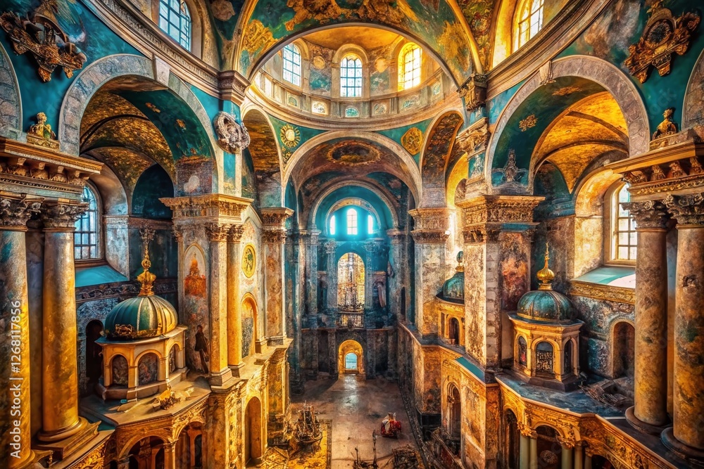 Abandoned Saint Sophia Cathedral Kiev Ukraine - Urban Exploration Photography