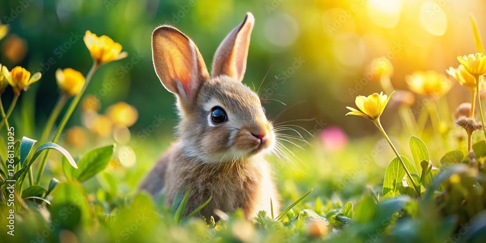 Adorable Fluffy Bunny Rabbit Close Up Candid Photo Adorable Fluffy Bunny Rabbit Close Up Candid Photo