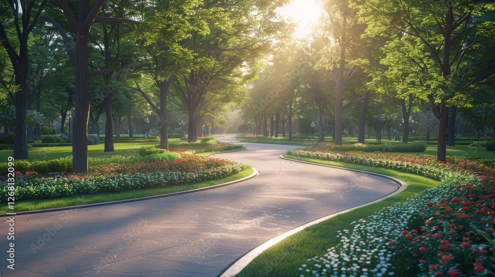 Obraz premium A Mesmerizing 3D Abstract Multicolor Visualization