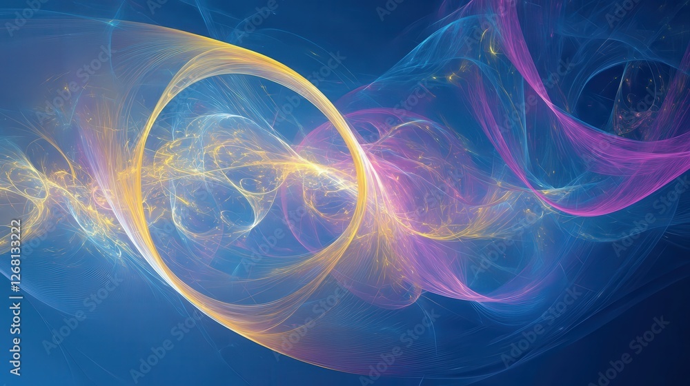 Abstract swirling luminous energy waves design Abstract swirling luminous energy waves design