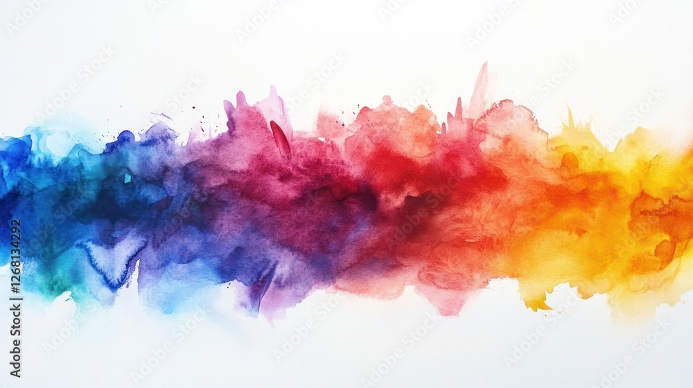 Fototapeta premium Abstract rainbow mist, delicate and dreamy atmosphere