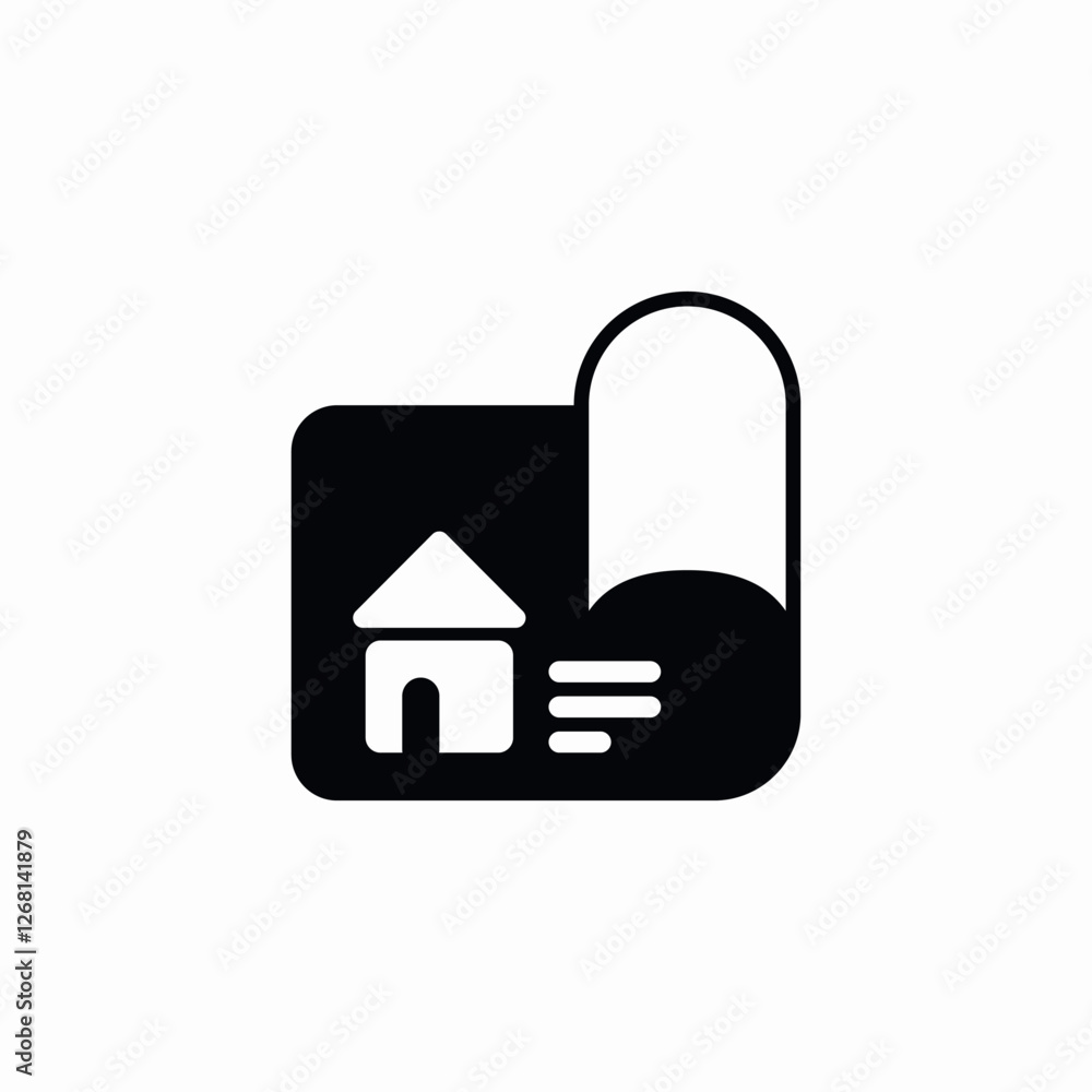 housing information icon sign vector housing information icon sign vector