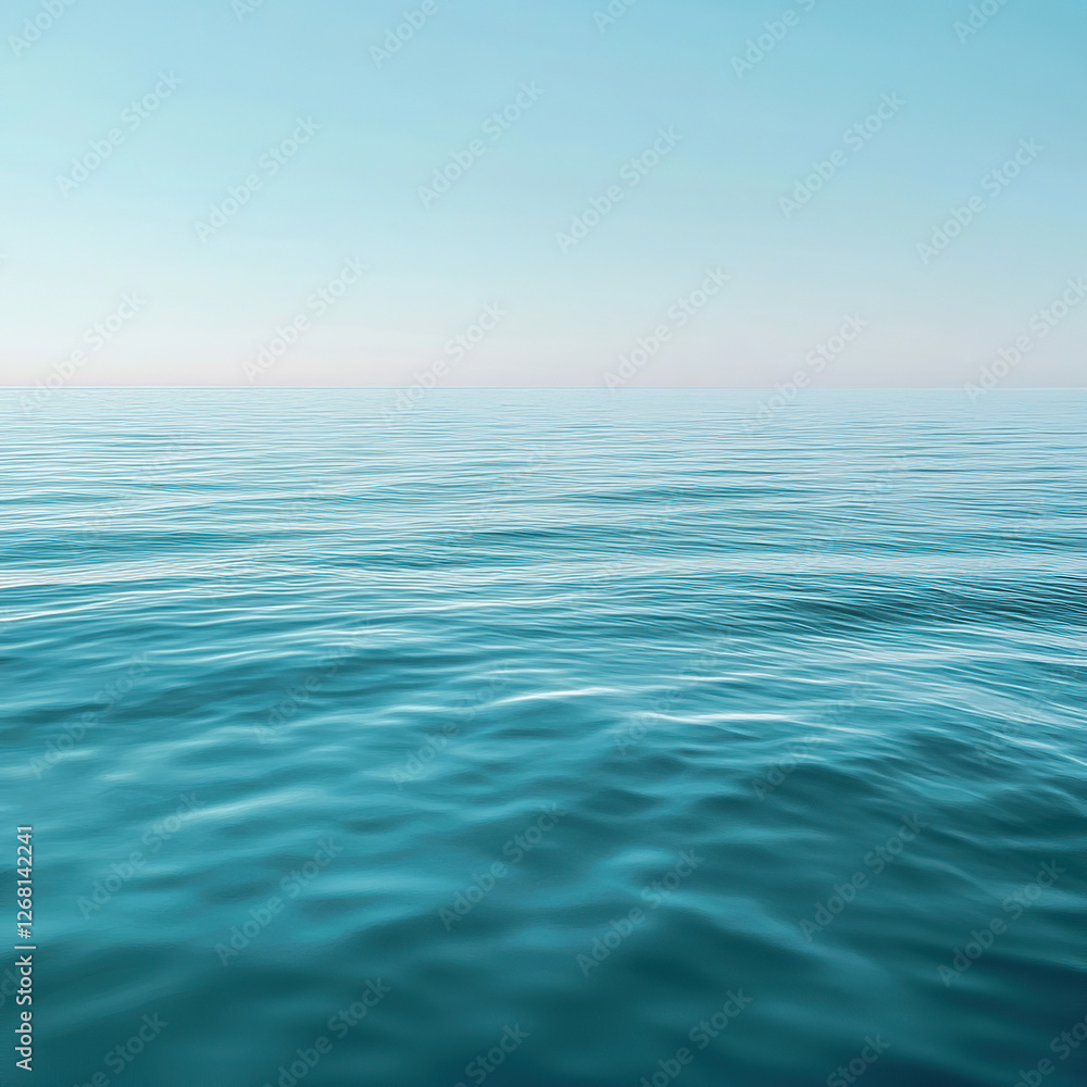 Tranquil Ocean Surface with Gentle Waves Tranquil Ocean Surface with Gentle Waves