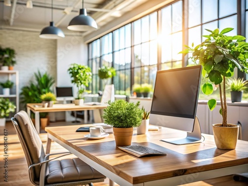 Back to Work, Office Return, Desk Setup, Modern Workspace, Welcome Back