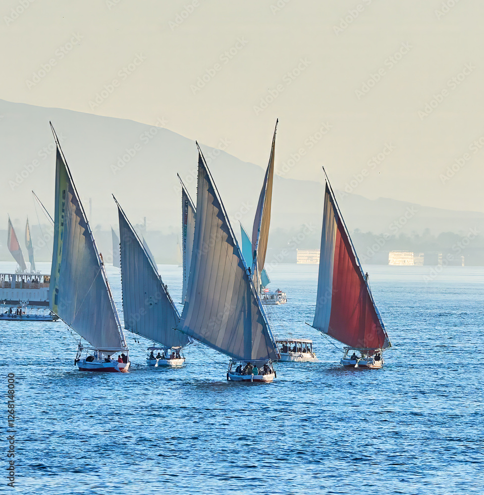 Fototapeta premium sailing on the nile