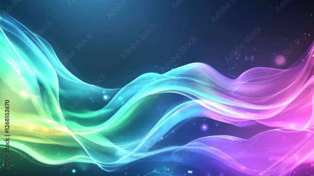An abstract digital data streams background. Generative AI An abstract digital data streams background. Generative AI