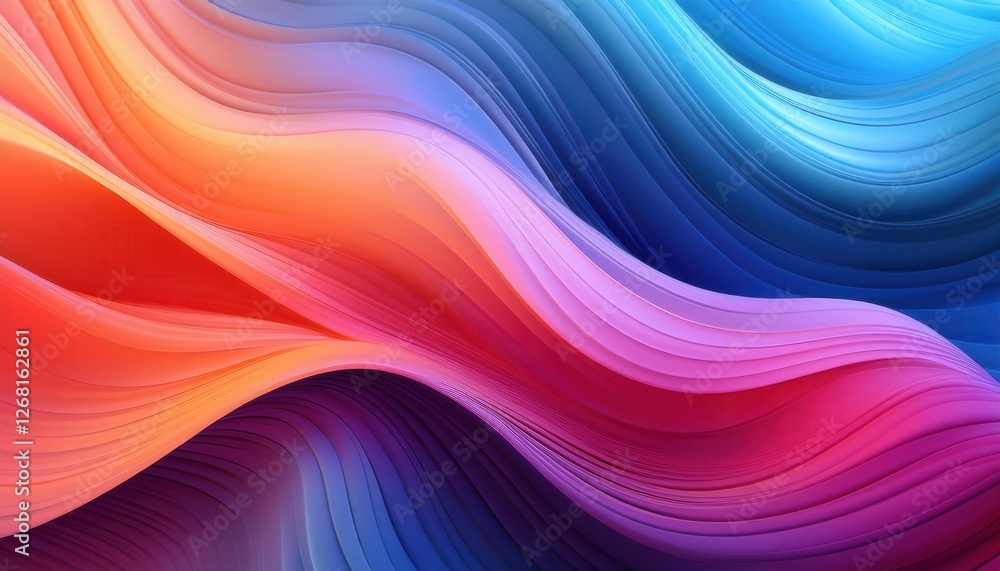 Modern Gradient Flow with Soft and Vibrant Colors Modern Gradient Flow with Soft and Vibrant Colors