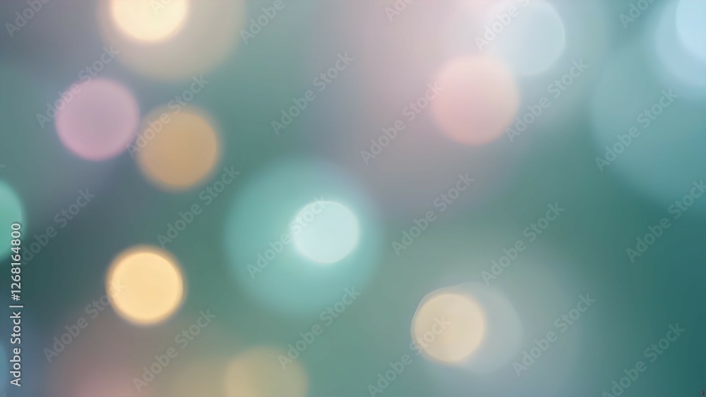 Obraz premium Soft glass blur with pastel tones, creating a dreamy and modern abstract aesthetic.