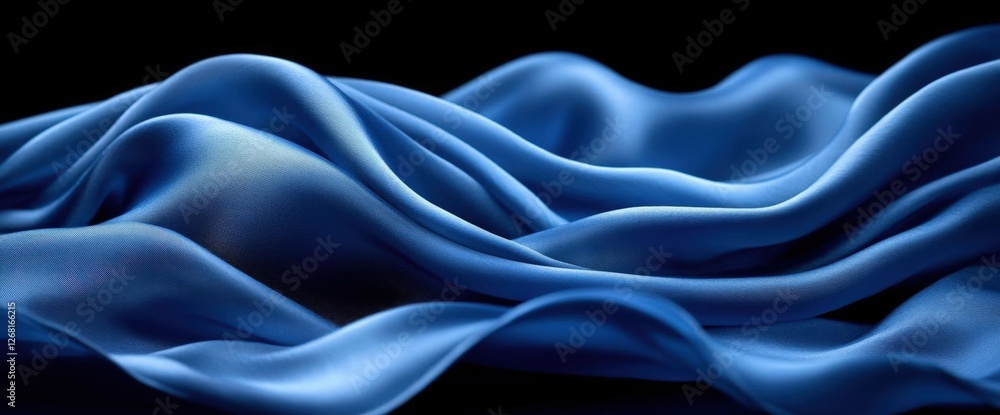 Abstract Blue Waves Background with Smooth Texture and Elegant Decorative Patterns Abstract Blue Waves Background with Smooth Texture and Elegant Decorative Patterns