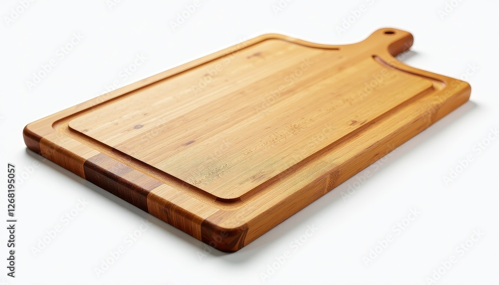 Isolated wooden cutting board on a pristine white background, showcasing natural elegance and craftsmanship. A wooden cutting board on a white background. Isolated wooden cutting board on a pristine white background, showcasing natural elegance and craftsmanship. A wooden cutting board on a white background.