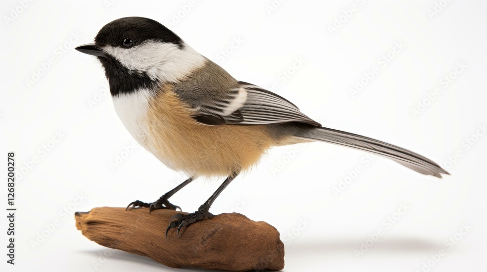 Small and lively, the Chickadee bird brings joy with its cheerful song and distinctive blackcapped head. Small and lively, the Chickadee bird brings joy with its cheerful song and distinctive blackcapped head.