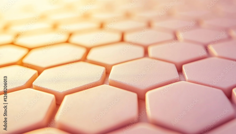 Abstract pink honeycomb texture background, sunlit, technology design Abstract pink honeycomb texture background, sunlit, technology design