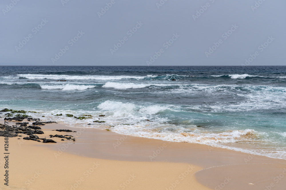 Sandy beach, Honolulu, Oahu, Hawaii. Sandy beach, Honolulu, Oahu, Hawaii.