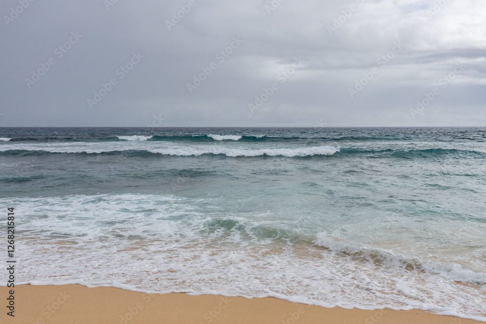 Sandy beach, Honolulu, Oahu, Hawaii. Sandy beach, Honolulu, Oahu, Hawaii.