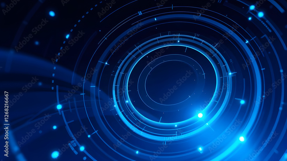 A swirling blue vortex of light and energy creates a mesmerizing spiral design A swirling blue vortex of light and energy creates a mesmerizing spiral design