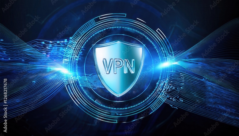 Firefly Digital VPN Shield with Secure Internet Connection Flow Firefly Digital VPN Shield with Secure Internet Connection Flow