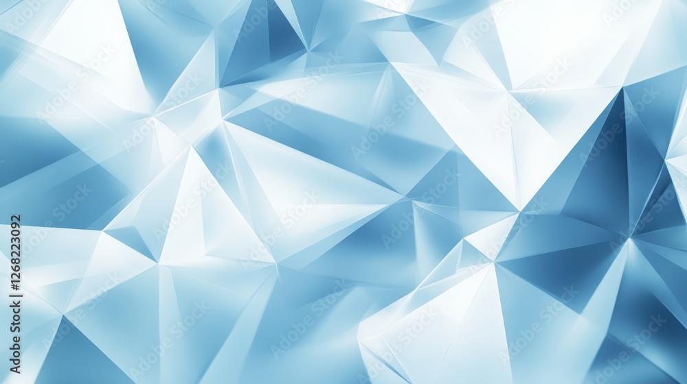 A mesmerizing blue abstract background featuring sharp, angular facets that reflect light beautifully, creating a serene and modern aesthetic. A mesmerizing blue abstract background featuring sharp, angular facets that reflect light beautifully, creating a serene and modern aesthetic.