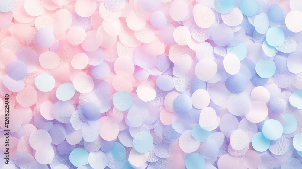 Colorful pastel confetti in soft pink and blue hues creates a whimsical and festive backdrop, perfect for celebrations and special occasions. Colorful pastel confetti in soft pink and blue hues creates a whimsical and festive backdrop, perfect for celebrations and special occasions.