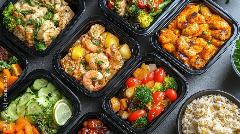 Portion-controlled boxed meals, weight management, balanced nutrition. Portion-controlled boxed meals, weight management, balanced nutrition.