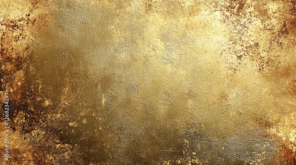 Obraz premium A textured golden background exuding warmth and richness, perfect for luxurious design projects or elegant presentations.