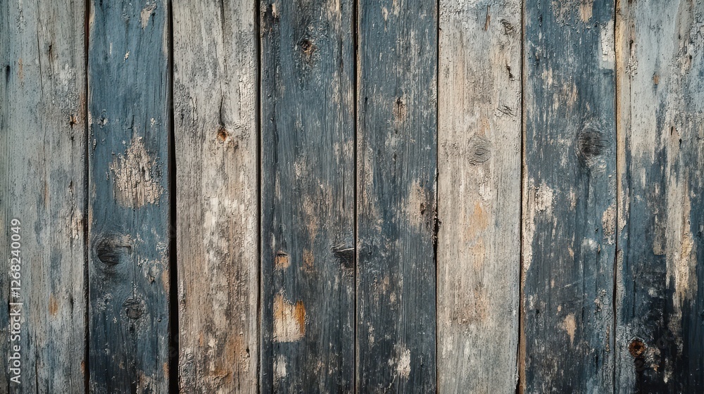 custom made wallpaper toronto digitalClose-up of a rustic wooden wall showcasing weathered blue-gray planks, highlighting texture and natural imperfections.